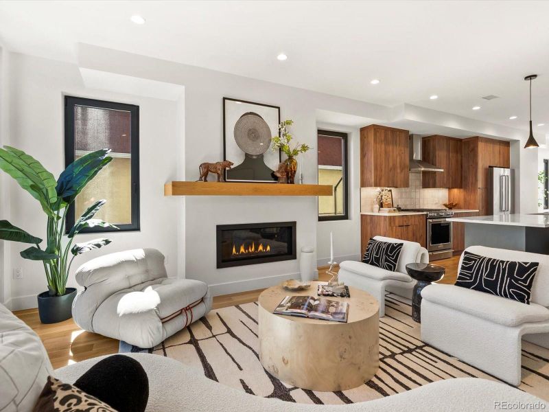 Furnished interior view inside a new home in , Denver (Image 15).