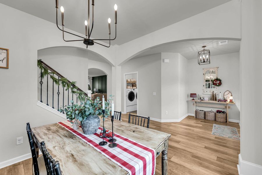 Furnished interior view inside a new home in Cordgrass Landing, Johns Island (Image 6).