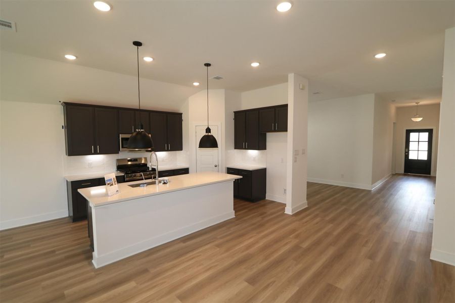 Furnished interior view inside a new home in Lago Mar, Santa Fe (Image 5).