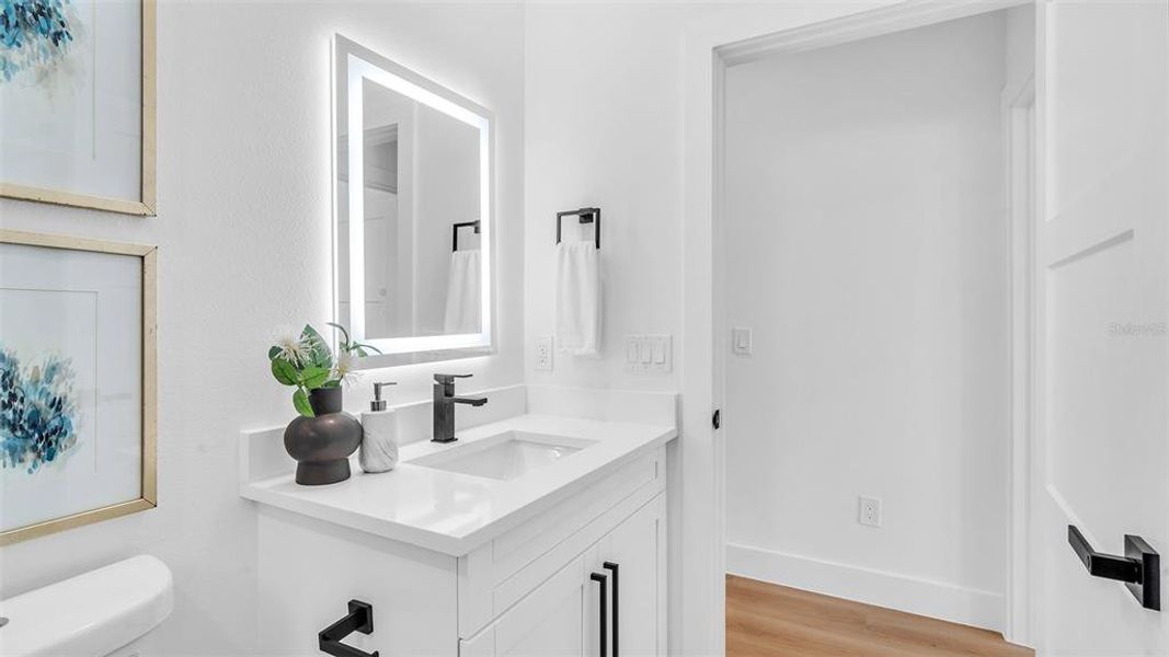 Furnished interior view inside a new home in , St. Petersburg (Image 34).