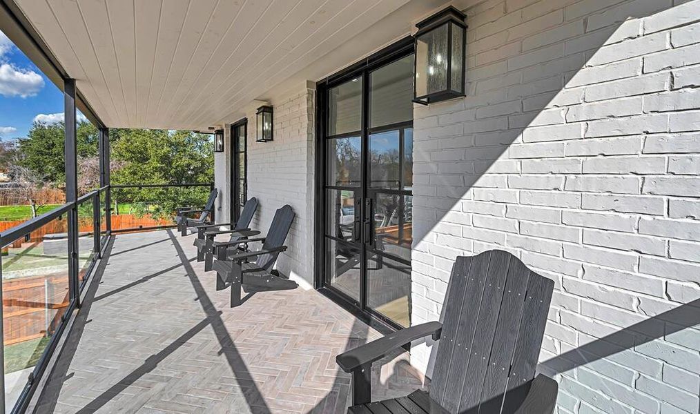 Exterior details and patio area of a home in , Waco (Image 30).