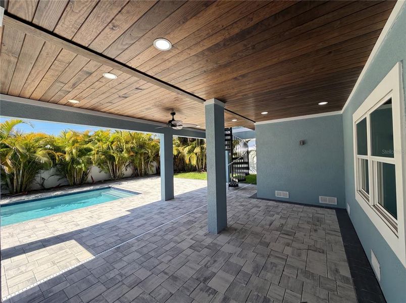 Exterior details and patio area of a home in , Dunedin (Image 29).
