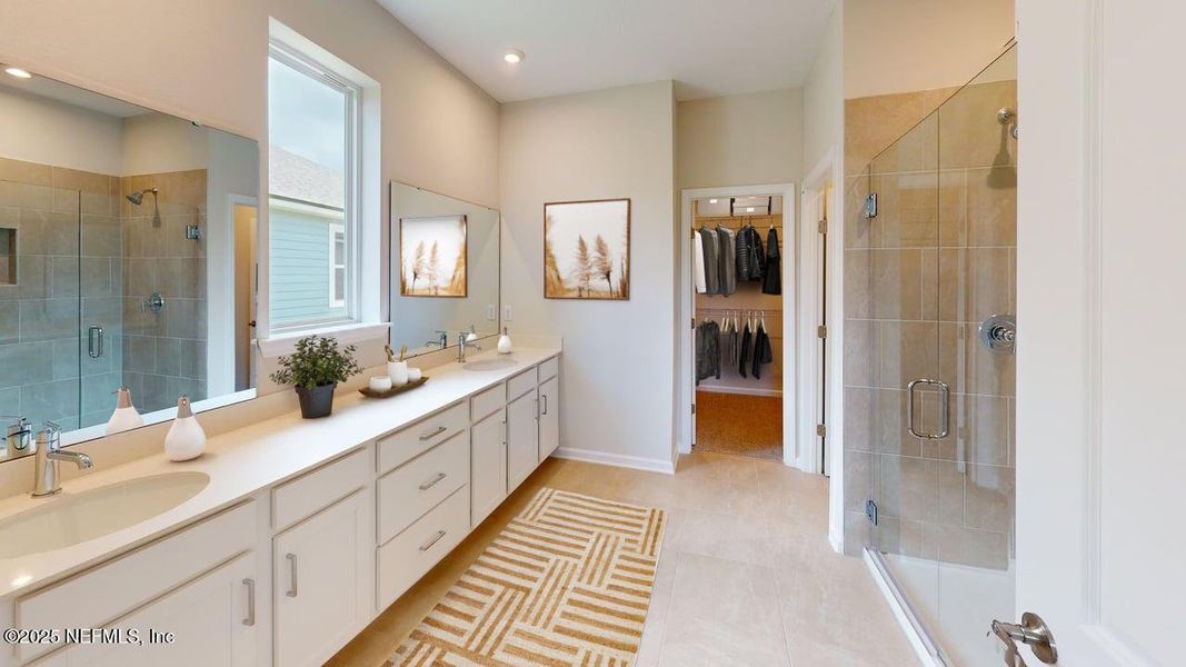 Furnished interior view inside a new home in Lakes at Bella Lago, Green Cove Springs (Image 9).