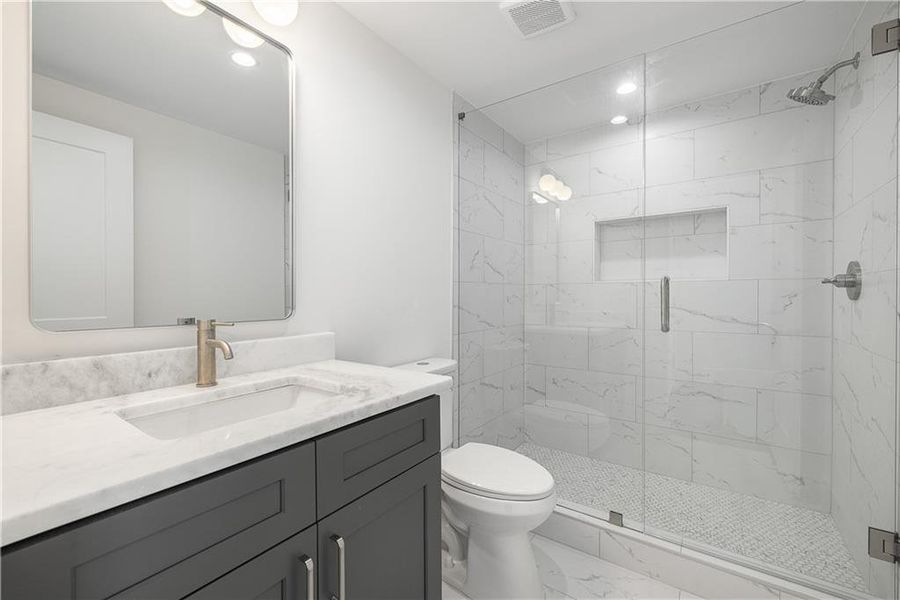 Furnished interior view inside a new home in , Smyrna (Image 12).