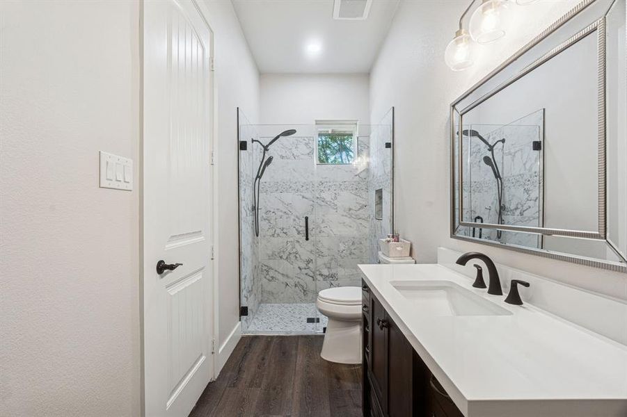 Furnished interior view inside a new home in , Highland Village (Image 18).