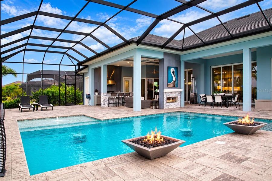 Exterior details and patio area of a home in , Bradenton (Image 35). Exterior details and patio area of a home in , Bradenton (Image 35).