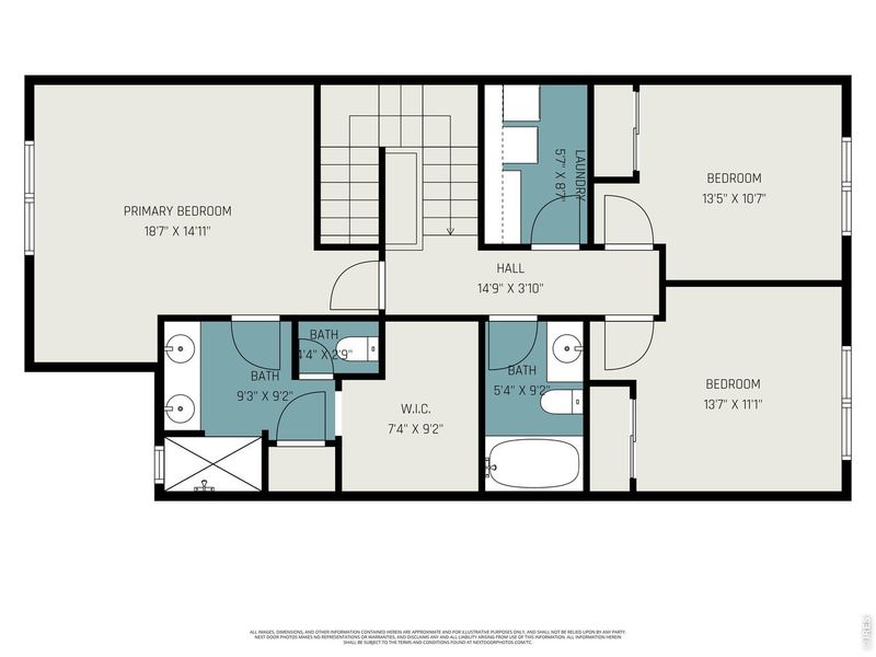2D floor plan layout of this home in , Loveland, CO (Image 5).