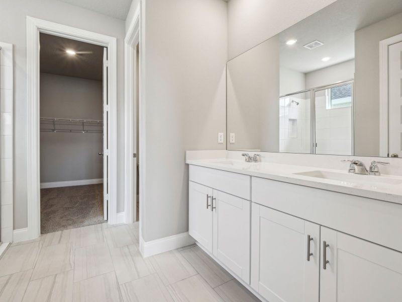Furnished interior view inside a new home in Brystol at Wylder - Reserve Series, Port St. Lucie (Image 12).