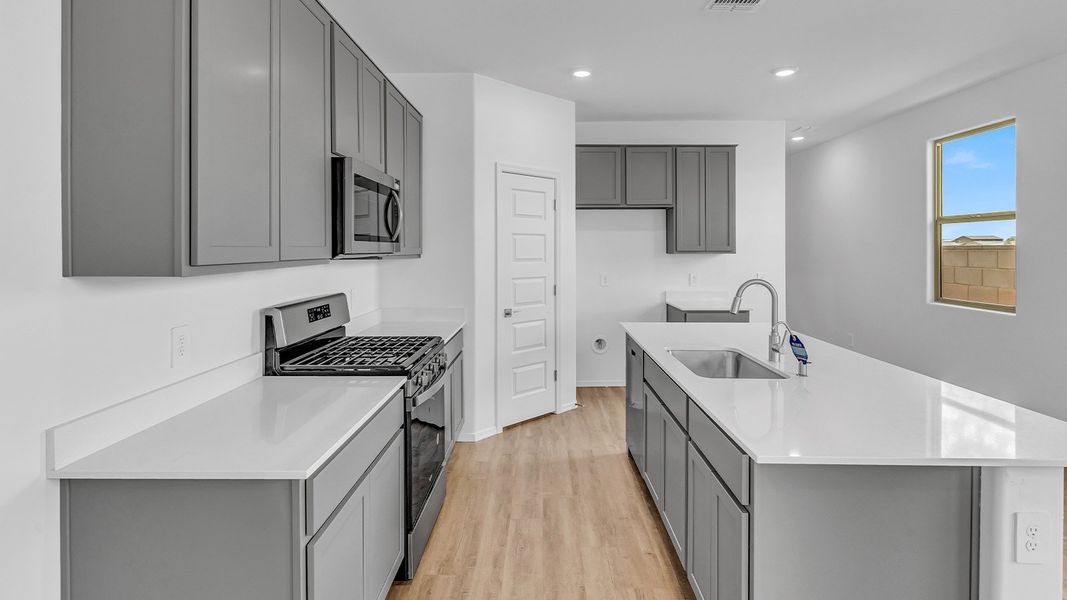 Furnished interior view inside a new home in Coronet at Gladden Farms, Marana (Image 7). Furnished interior view inside a new home in Coronet at Gladden Farms, Marana (Image 7).