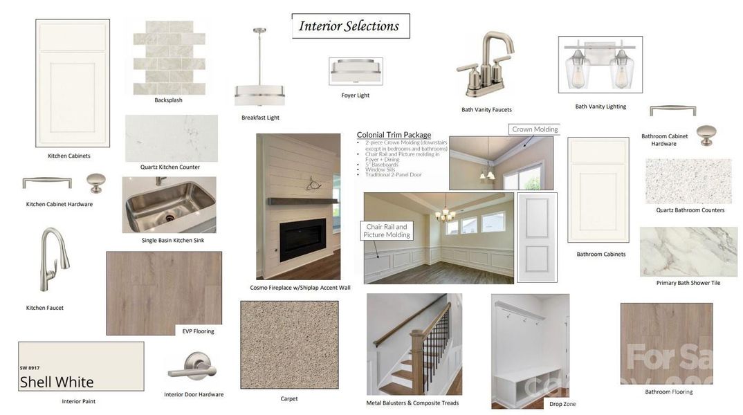 Design selections for Homesite 39