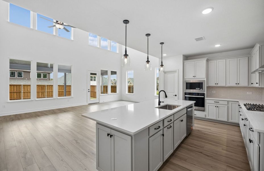 Furnished interior view inside a new home in Wilson Creek Meadows, Celina (Image 12).