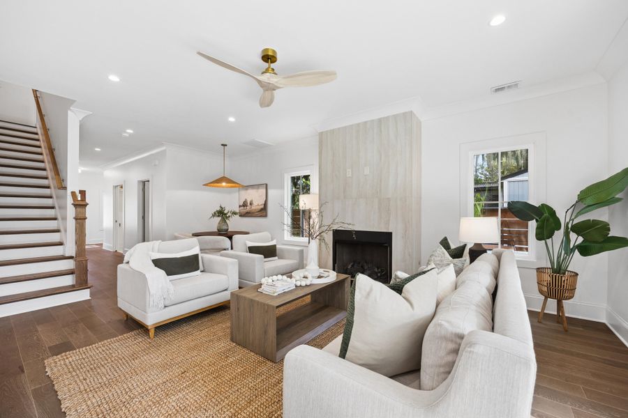Furnished interior view inside a new home in , Beaufort (Image 4).