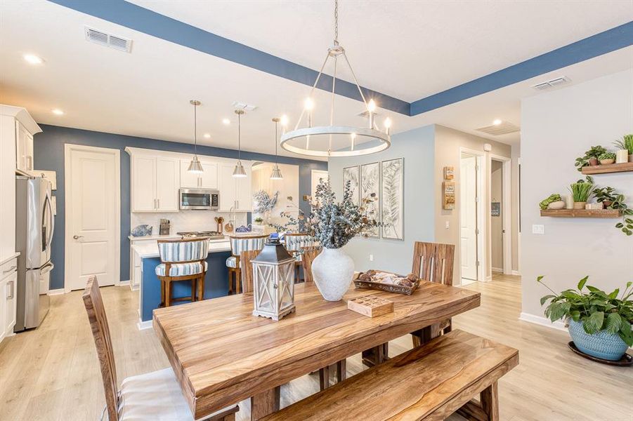 Furnished interior view inside a new home in , Deland (Image 31).
