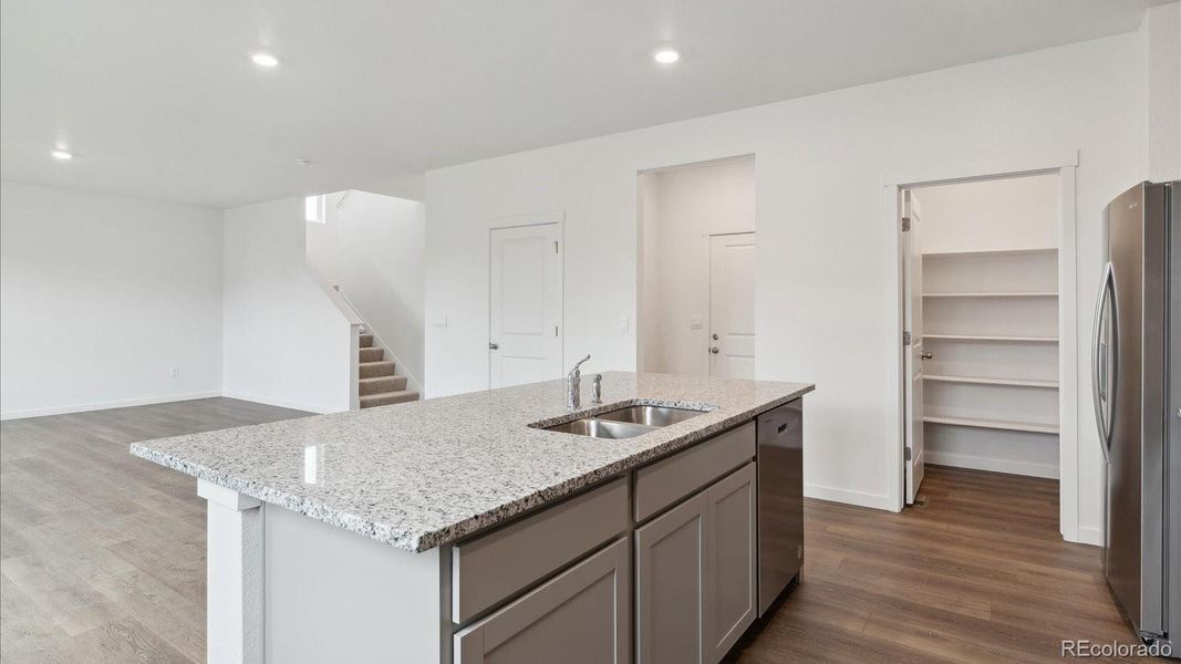 Furnished interior view inside a new home in Silver Peaks, Lochbuie (Image 12).