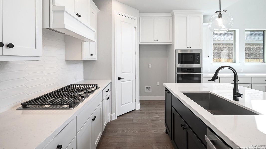 Furnished interior view inside a new home in Meadows Of Mill Creek 50', Seguin (Image 6).