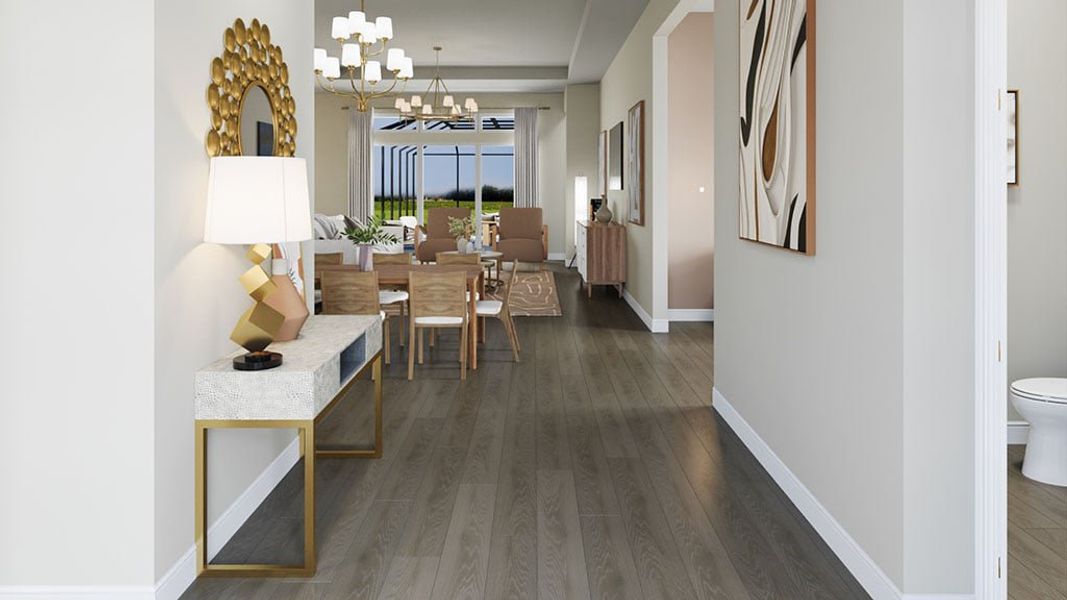 Representative furnished interior of a home built from the Argenta by Taylor Morrison in Skye Ranch Community Group Page, Sarasota (Image 6).