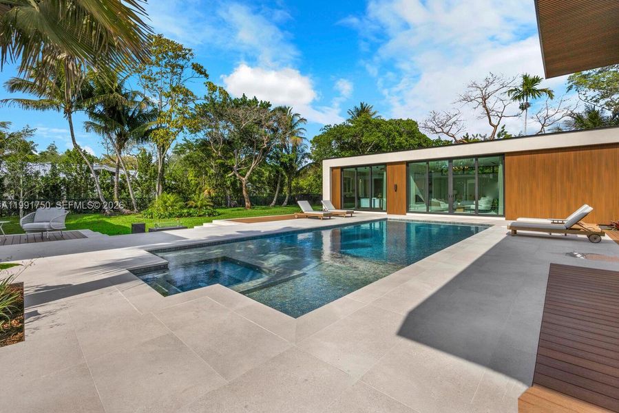 Exterior details and patio area of a home in , Pinecrest (Image 29). Exterior details and patio area of a home in , Pinecrest (Image 29).