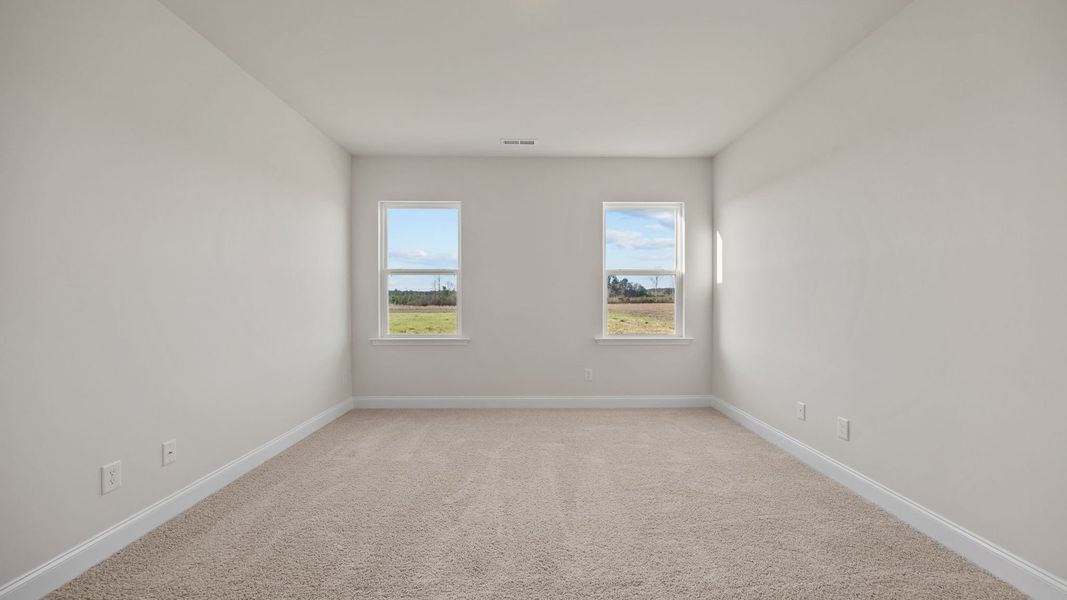 Spacious, unfurnished interior of a new home in Beaver Dam Crossing, Bailey (Image 29). Spacious, unfurnished interior of a new home in Beaver Dam Crossing, Bailey (Image 29).