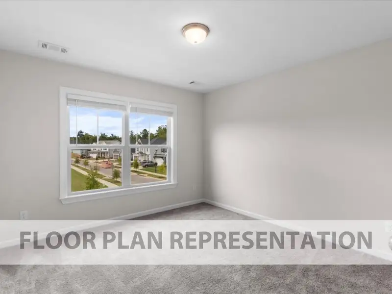 Representative unfurnished interior of a home built from the Stapleton by Ivey Homes in Tillery Park, Grovetown (Image 24).