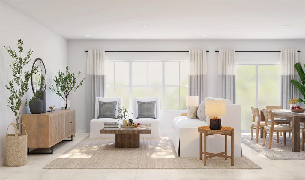 Furnished interior view inside a new home in , Palm Bay (Image 13).