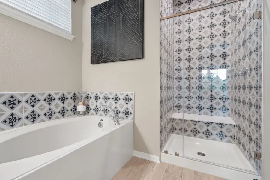 Furnished interior view inside a new home in Woodforest, Montgomery (Image 9). Furnished interior view inside a new home in Woodforest, Montgomery (Image 9).