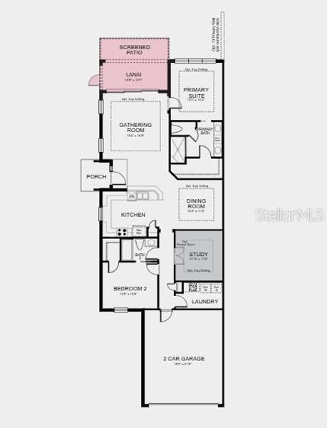 2D floor plan layout of this home in Esplanade at Azario Lakewood Ranch, Lakewood Ranch, FL (Image 2). 2D floor plan layout of this home in Esplanade at Azario Lakewood Ranch, Lakewood Ranch, FL (Image 2).