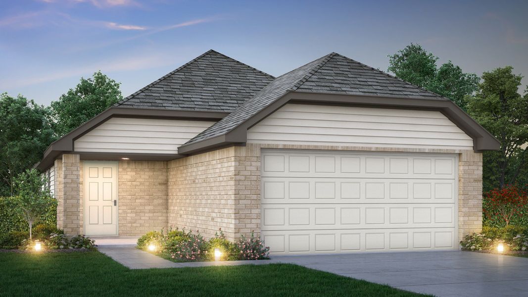 Representative exterior photo of a completed home built from the The Grove by Legend Homes in Christian Meadows, Ennis, TX (Image 23).