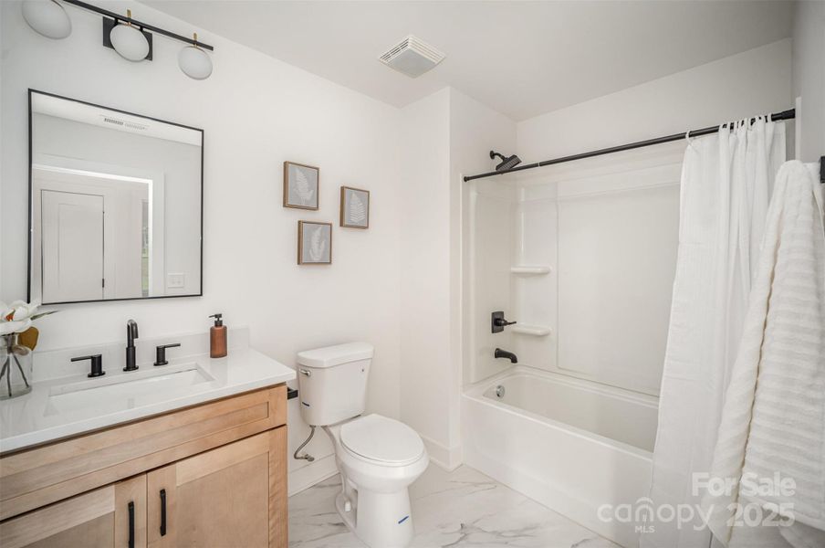 Furnished interior view inside a new home in , Hickory (Image 5).