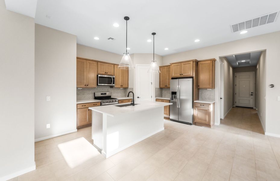 Furnished interior view inside a new home in Regent Hills - Meadow Series, Buckeye (Image 8). Furnished interior view inside a new home in Regent Hills - Meadow Series, Buckeye (Image 8).