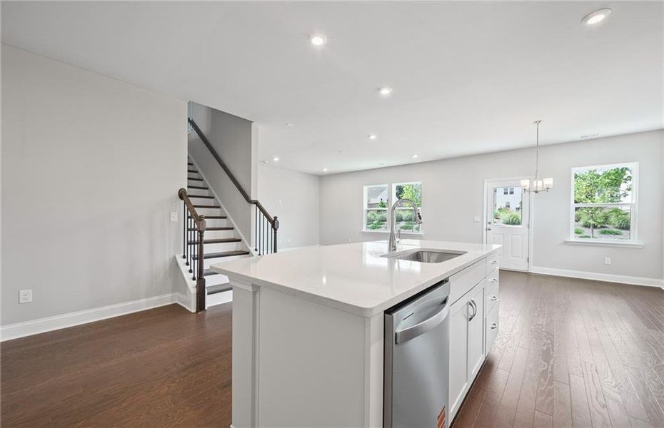 Furnished interior view inside a new home in Hawthorne Ridge, McDonough (Image 7).