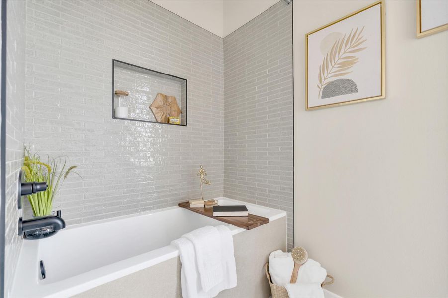 Furnished interior view inside a new home in , Austin (Image 32).