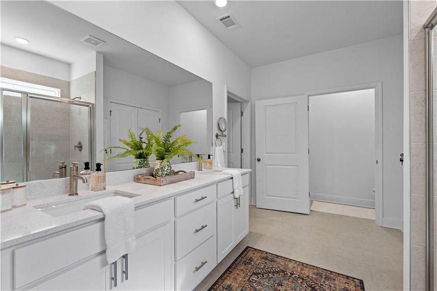 Furnished interior view inside a new home in Candleberry Place, Sharpsburg (Image 49).