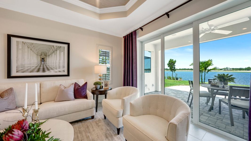 Representative furnished interior of a home built from the Dream 2 by Neal Communities in Verandah, Fort Myers (Image 16).