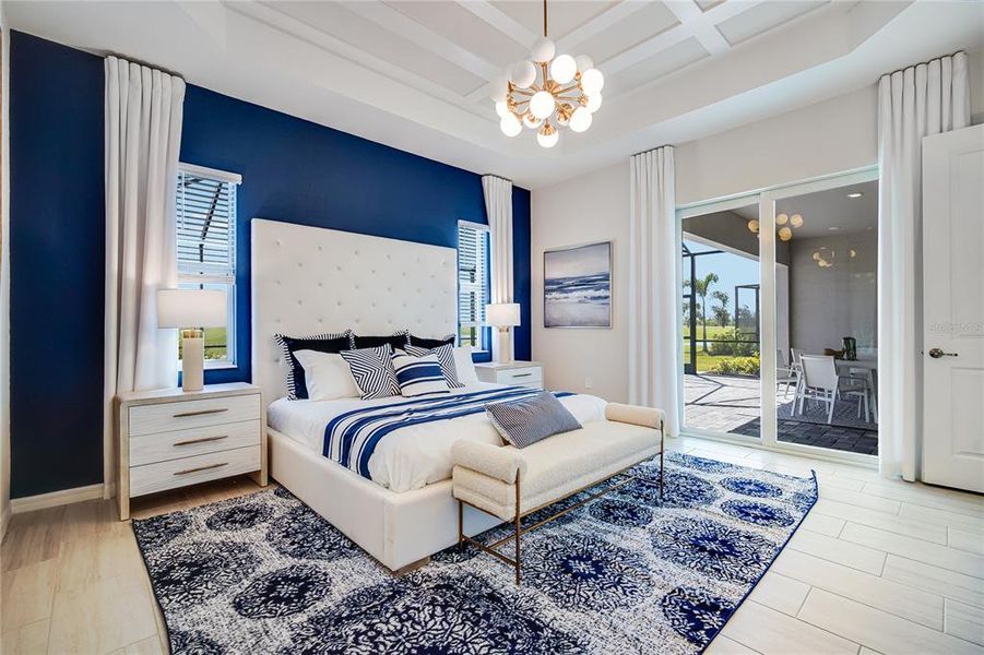 Furnished interior view inside a new home in Calusa Country Club, Lakewood Ranch (Image 5).