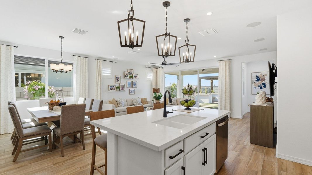 Representative furnished interior of a home built from the Bluebell by DRB Homes in Apache Farms, Buckeye (Image 12).