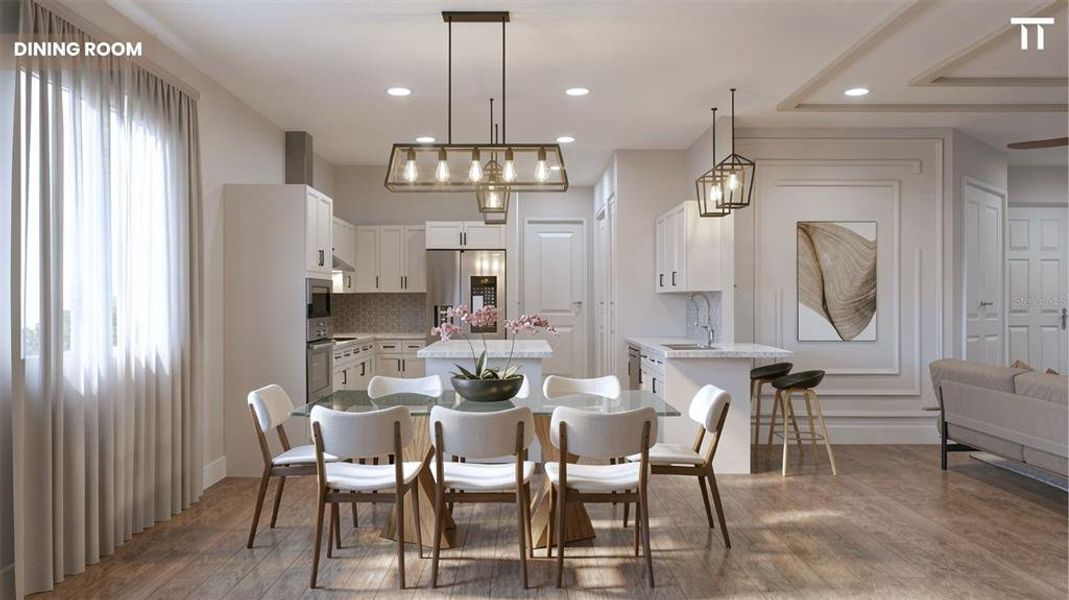 Furnished interior view inside a new home in , North Port (Image 15).