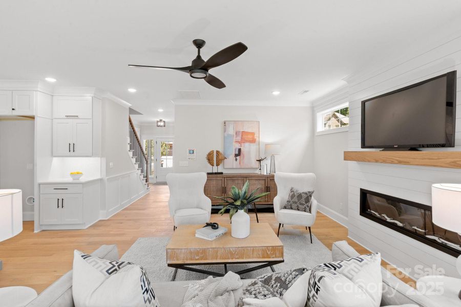 Furnished interior view inside a new home in , Charlotte (Image 11).