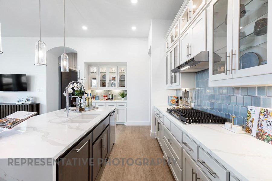 Furnished interior view inside a new home in Wolf Ranch: 51ft. lots, Georgetown (Image 6).