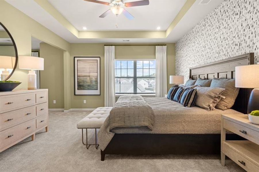 Furnished interior view inside a new home in The Stiles, Cartersville (Image 28).