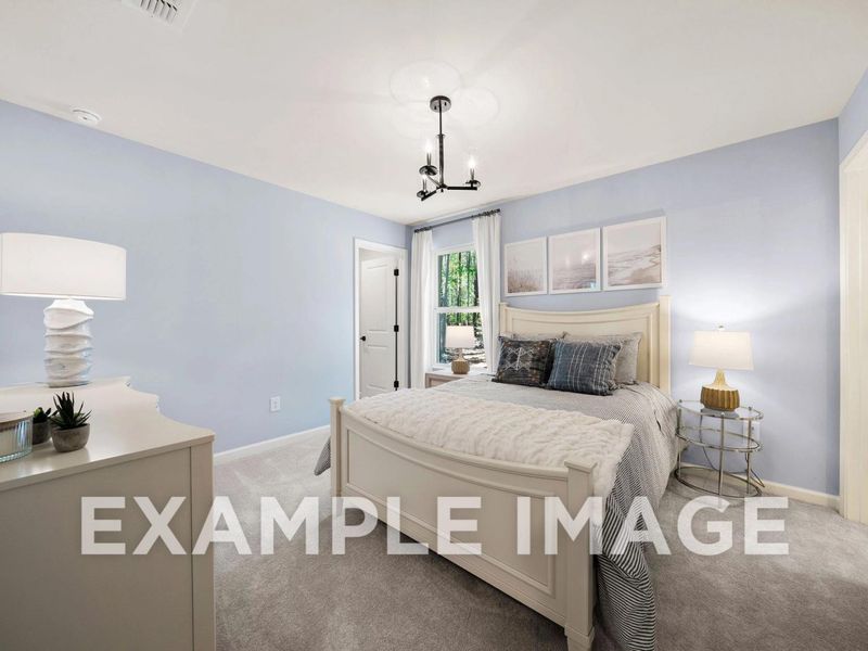 Representative furnished interior of a home built from the The Hickory B by Davidson Homes LLC in Melody Lakeside Estates, Buford (Image 46).