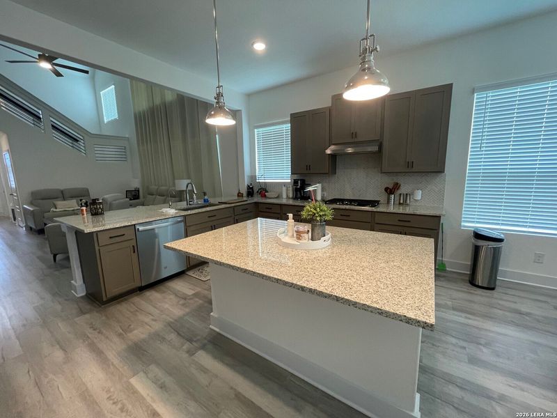 Furnished interior view inside a new home in Hunters Ranch, San Antonio (Image 4).