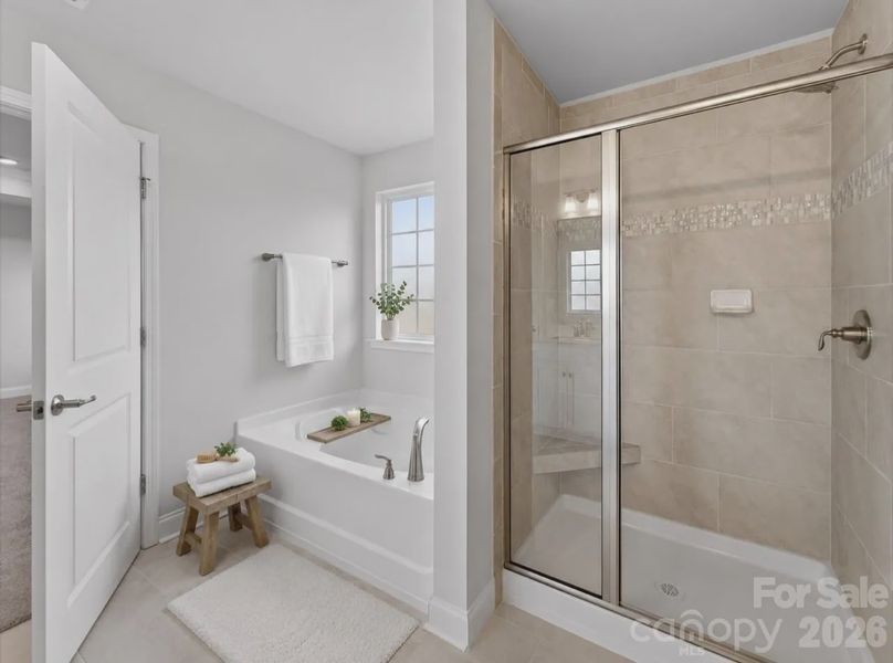 Furnished interior view inside a new home in Northlake, Statesville (Image 12).