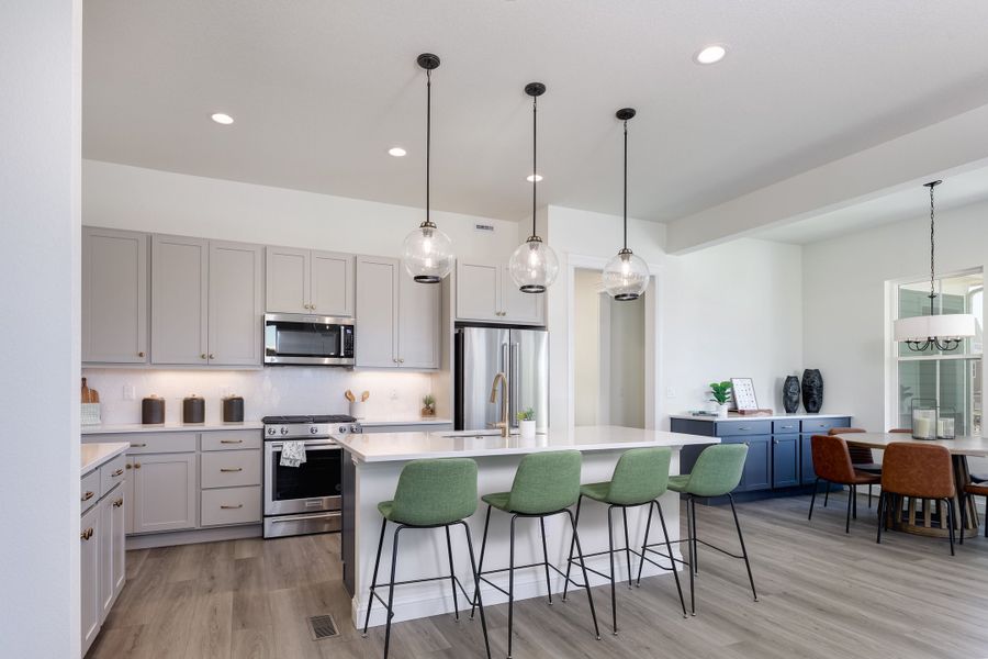 Furnished interior view inside a new home in Westerly, Erie (Image 26).