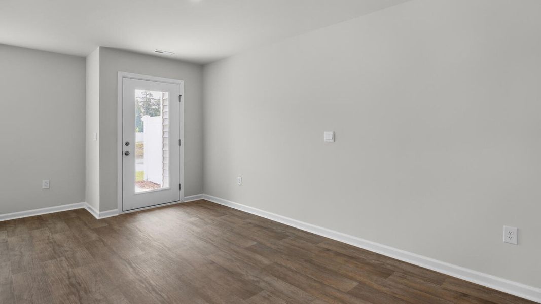 Spacious, unfurnished interior of a new home in Townes at Seabrooke, Leland (Image 13).