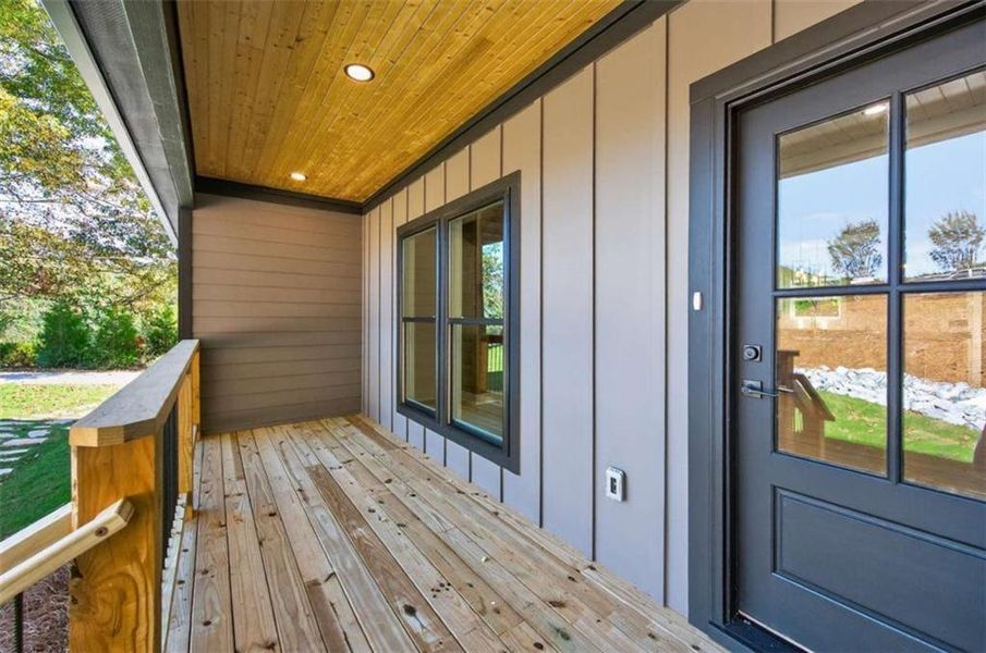 Exterior details and patio area of a home in , Cleveland (Image 25).