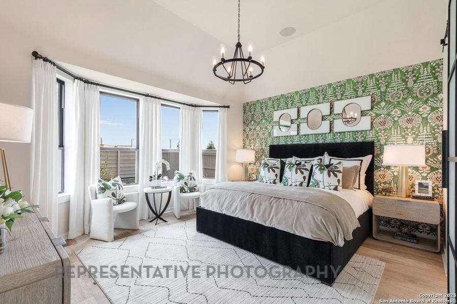 Furnished interior view inside a new home in Davis Ranch: 45ft. lots, San Antonio (Image 13).