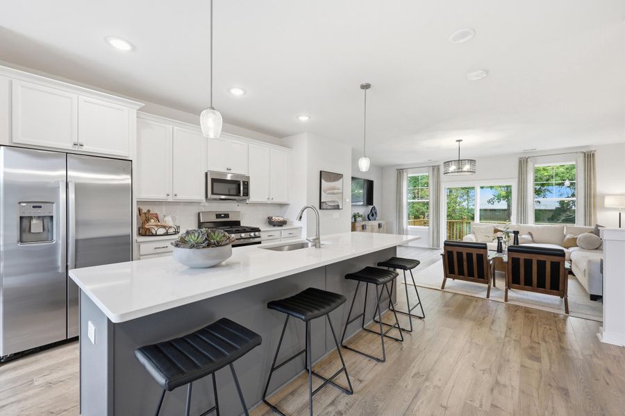 Furnished interior view inside a new home in Rhetts Cove, Johns Island (Image 13).