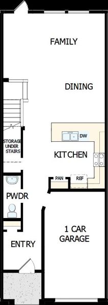 2D floor plan layout of this home in Westerly Park at Wildlight – Overlook Collection, Yulee, FL (Image 2). 2D floor plan layout of this home in Westerly Park at Wildlight – Overlook Collection, Yulee, FL (Image 2).