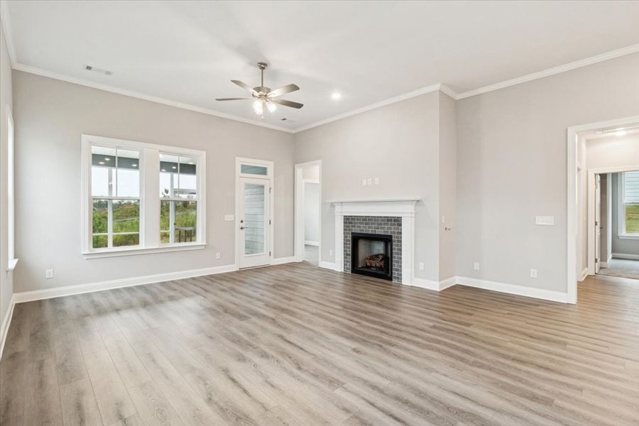 Spacious, unfurnished interior of a new home in Sinclair at Crawford Creek, Grovetown (Image 18). Spacious, unfurnished interior of a new home in Sinclair at Crawford Creek, Grovetown (Image 18).