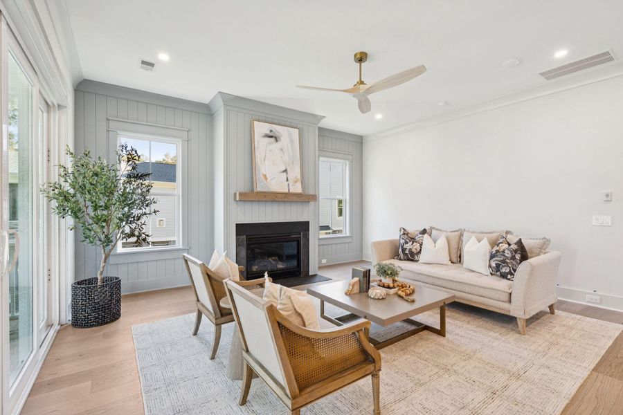 Furnished interior view inside a new home in , Johns Island (Image 49).